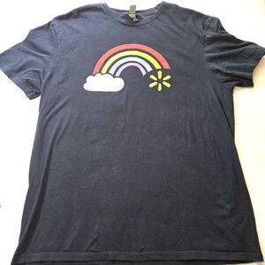 District Very Important T-shirt X-Large Dark Navy Rainbow